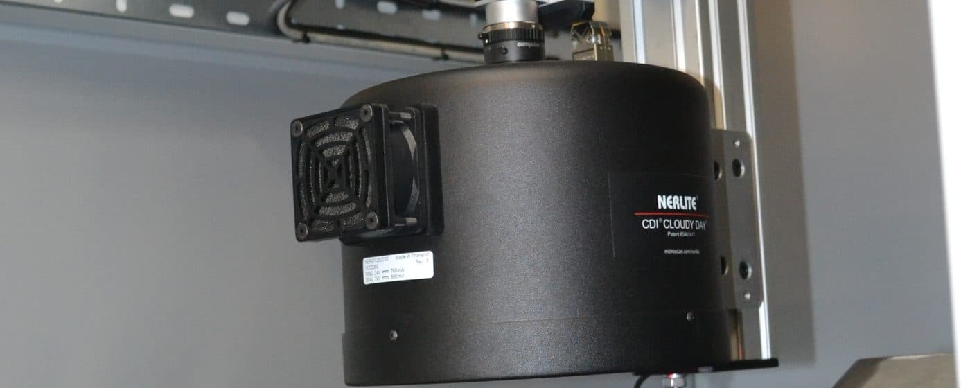 NERLITE dome light and camera close-up