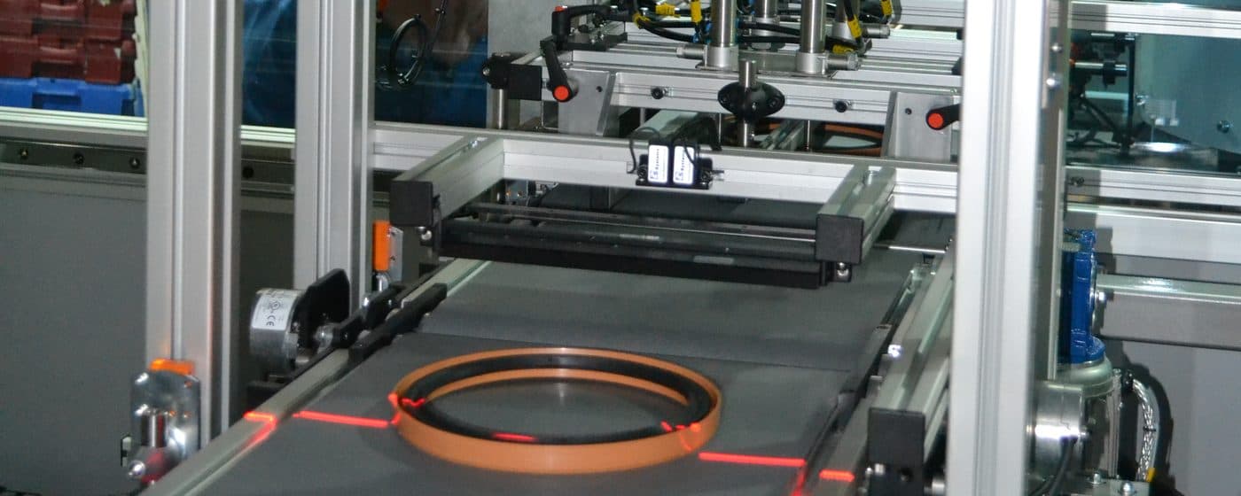 Fisher Smith machine vision cell on a factory production line
