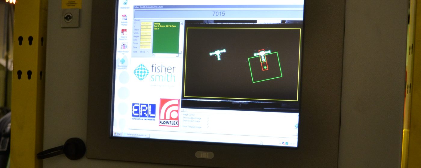 Kawasaki robot controller with vision-result screen
